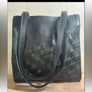Infinity Firenzi Woven Leather Tote